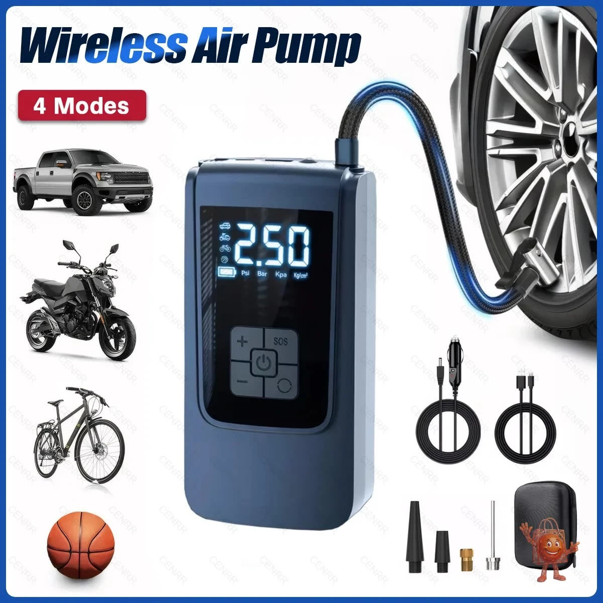 Wireless Portable Tire Inflator with LCD: Honest Review