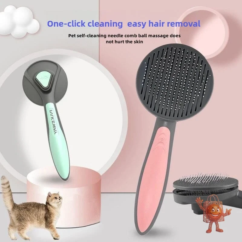 A Self-Cleaning Pet Brush for $9 - Does the Button Actually Work?