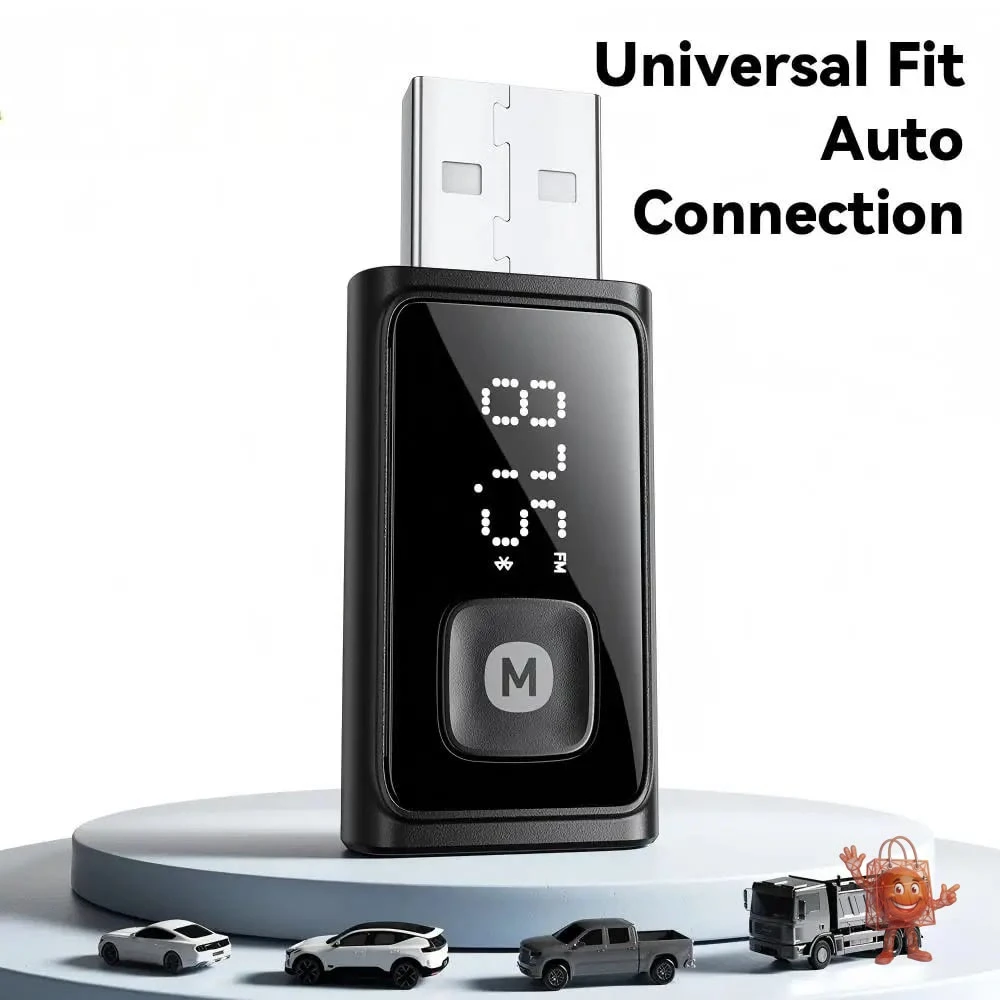 Transmisor FM Bluetooth 5.4 para el coche: ¿vale 4 euros?