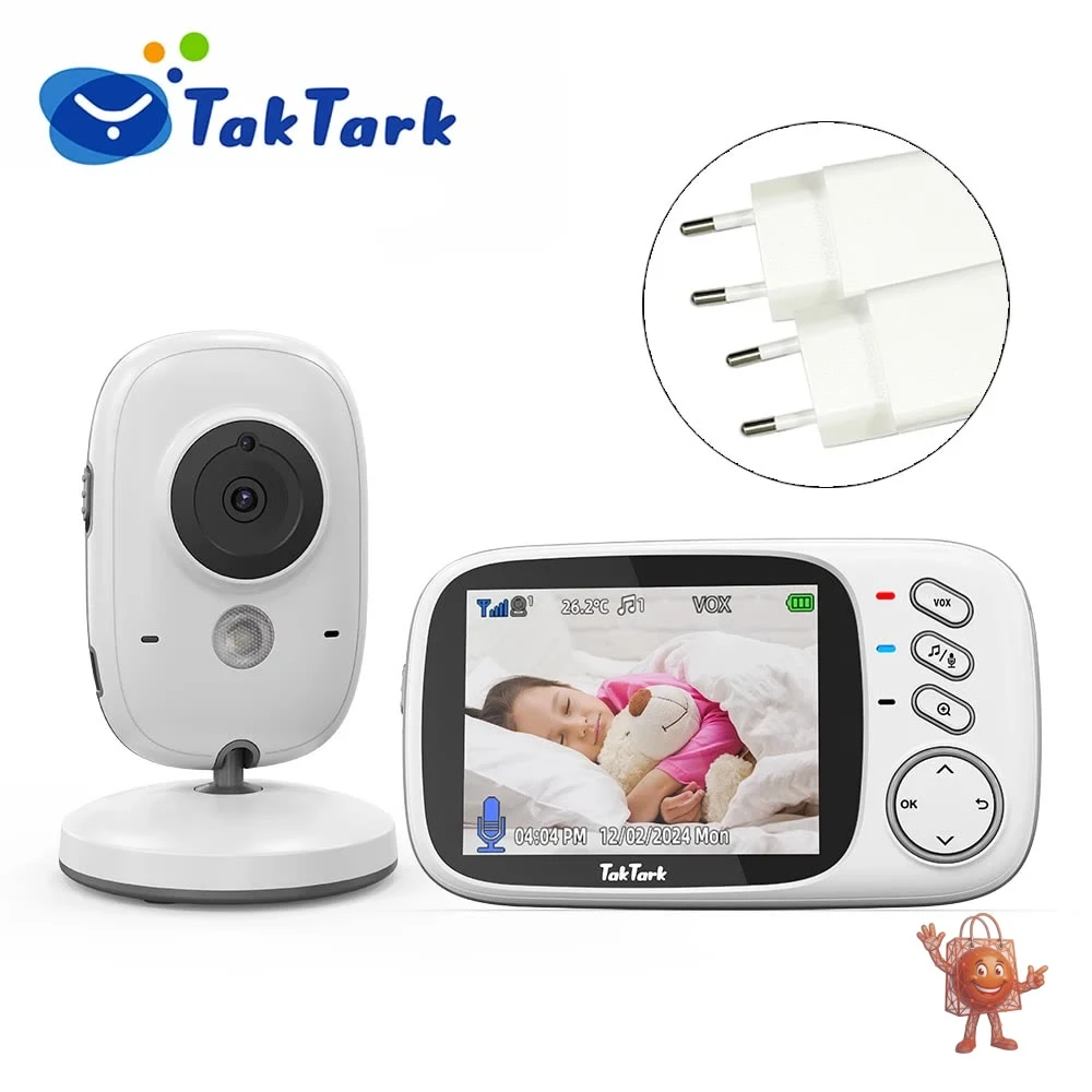 Taktark 3.2" Wireless Baby Monitor: Honest Review at $44