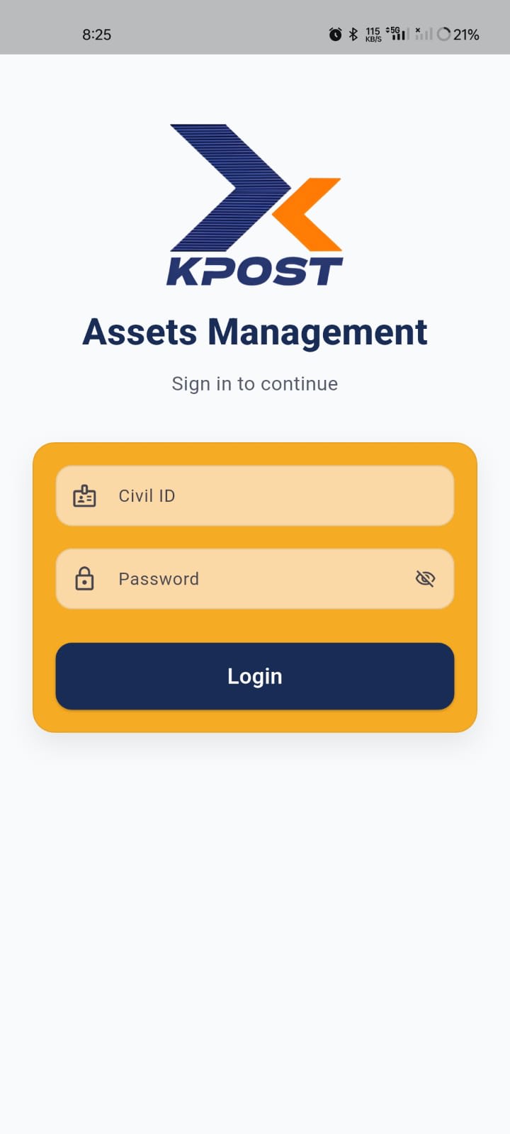 IT Asset Tracker - Login