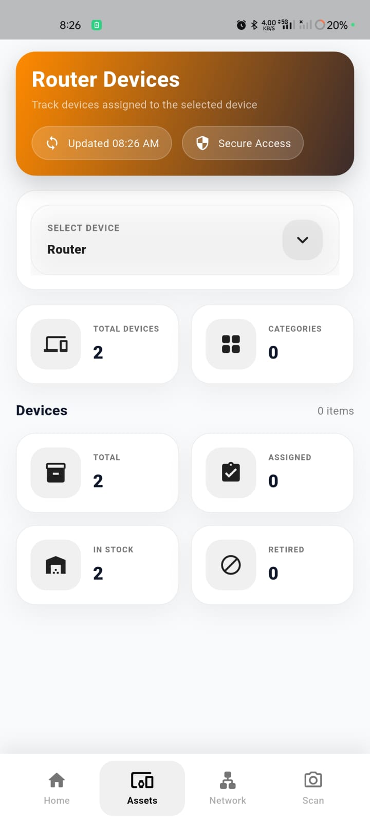 IT Asset Tracker - Asset List