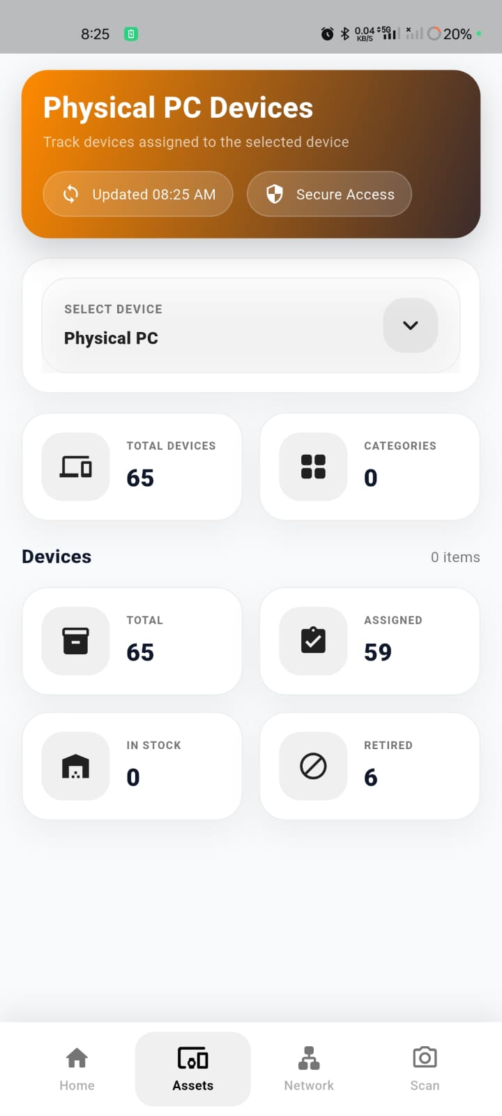 IT Asset Tracker - Asset List