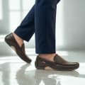 Mocassins en Cuir Grainé 4