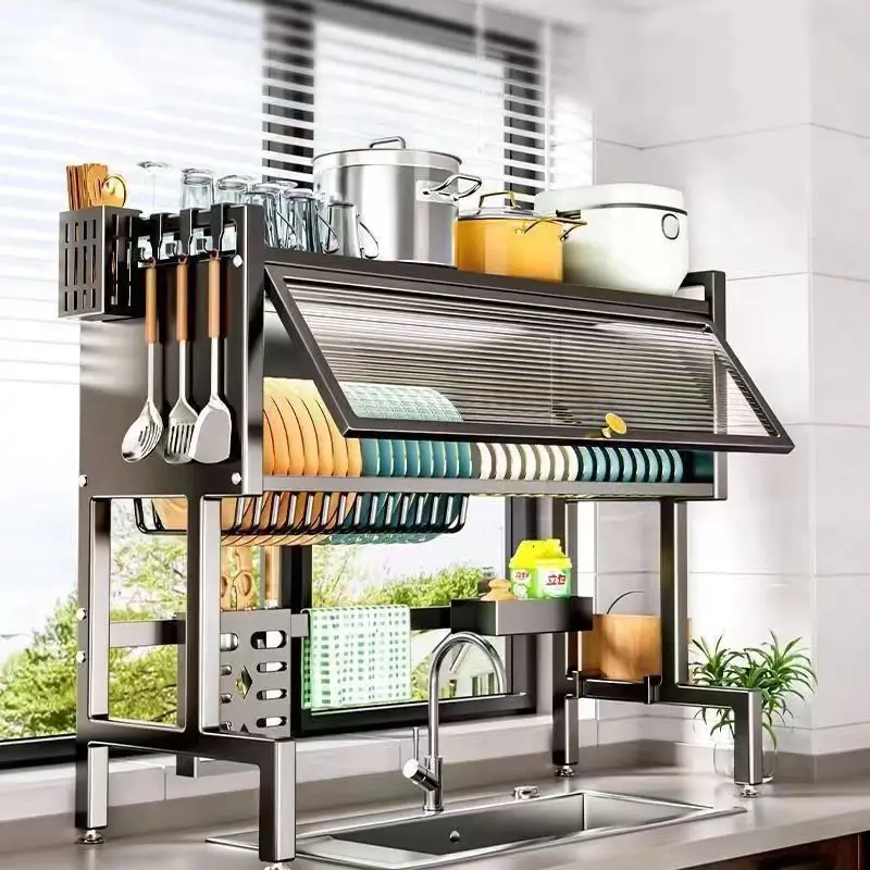 Égouttoir à Vaisselle Multifonction Haute Efficacité  4