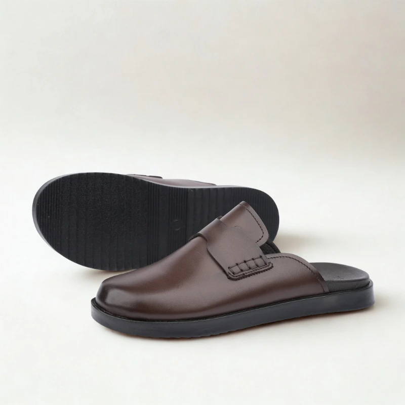 Mule en cuir 4