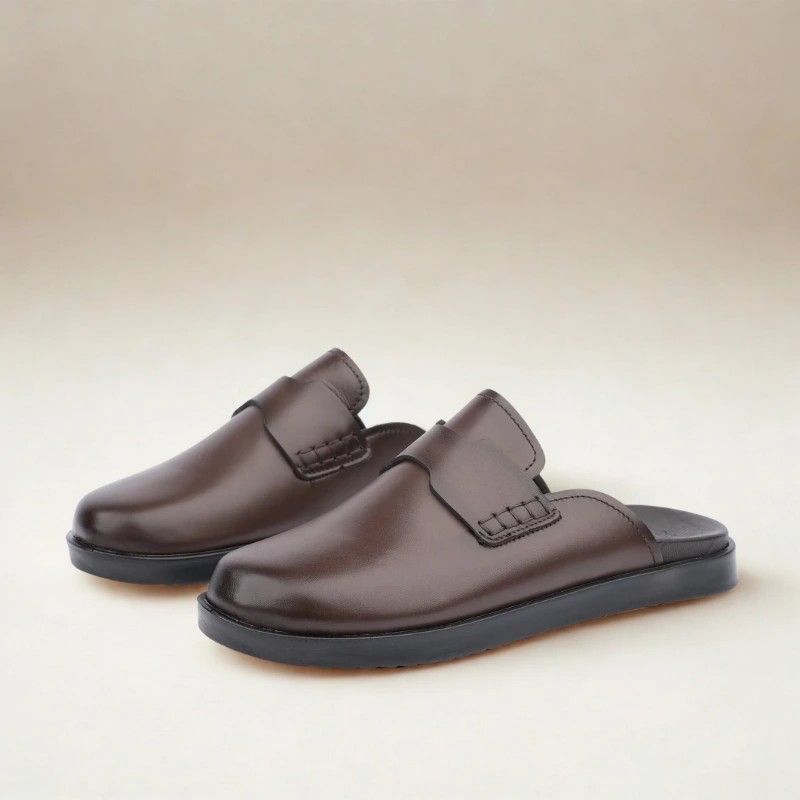 Mule en cuir 2