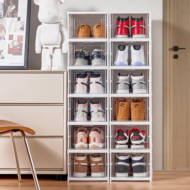 Boîte à Chaussures Pliante Multi-Niveaux