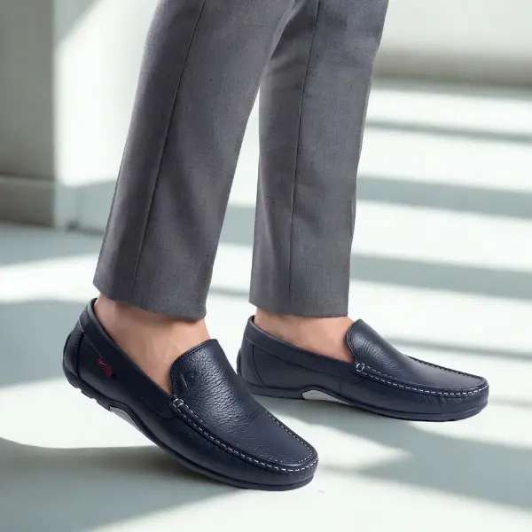 Mocassins en Cuir Grainé 4