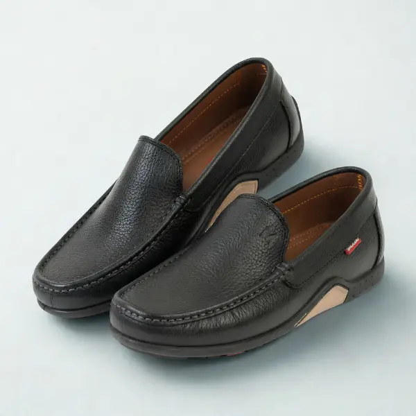 Mocassins en Cuir Grainé
