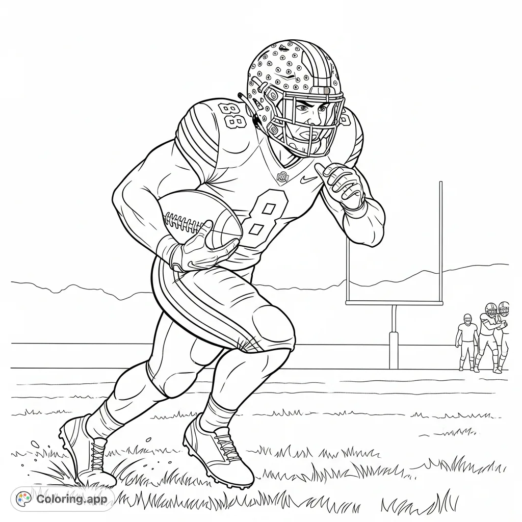 Team Spirit Coloring Pages - Coloring.app, image size:1024x1024