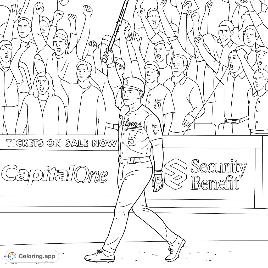 Dynamic baseball scene with a player walking past cheering fans in a stadium. Perfect for sports enthusiasts and aspiring athletes.