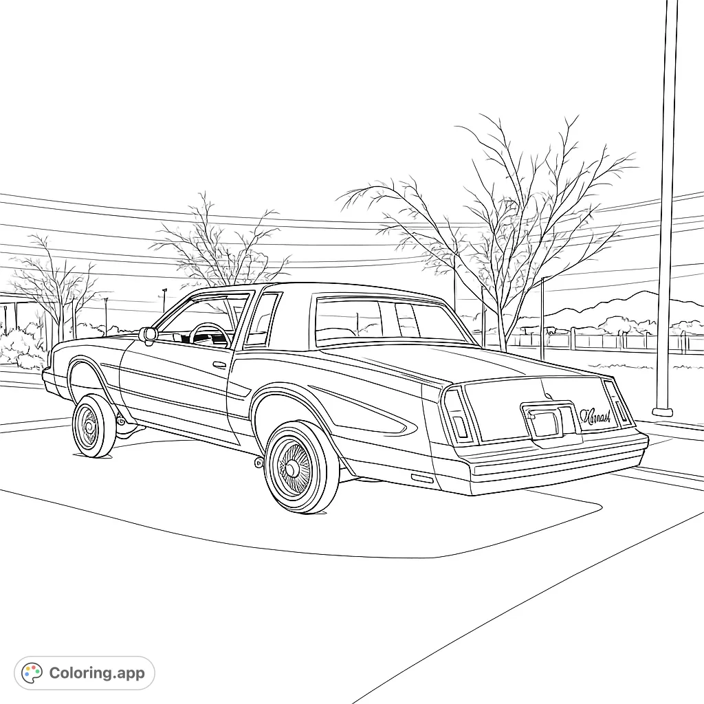 Low Ride Coloring Hydraulics Coloring Pages - Coloring.app