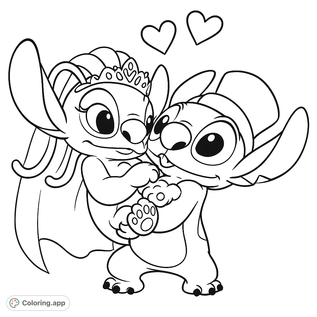 Stitch and Angel Wedding Day
