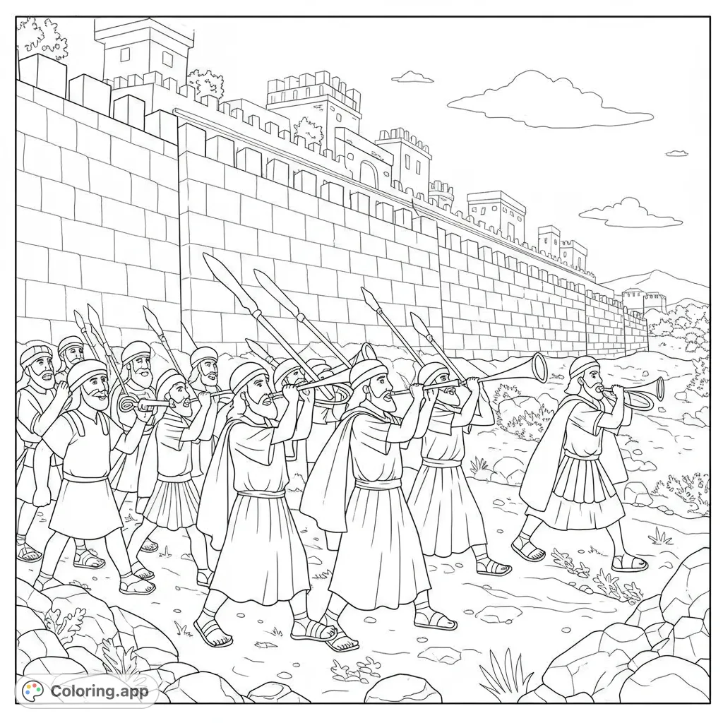 Joshua's March Around Jericho