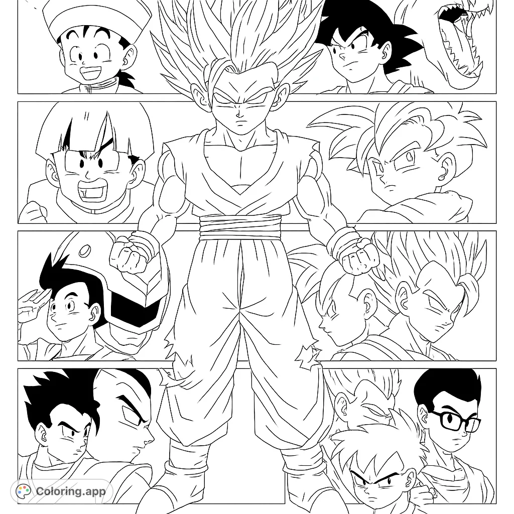 Gohan Evolution: Dragon Ball Z