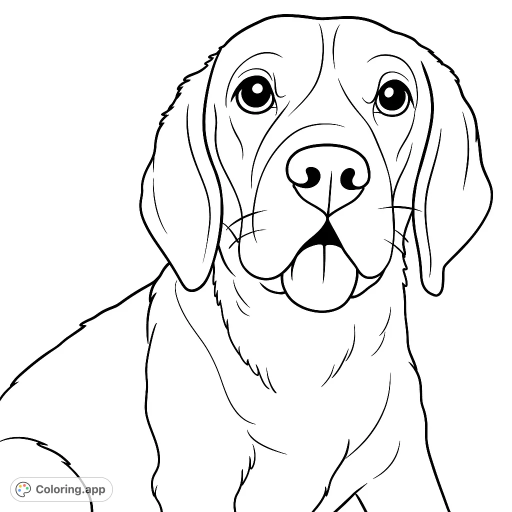 An adorable beagle puppy portrait, perfect for dog lovers. Features expressive eyes, floppy ears, and distinct markings, ready for your creative touch.