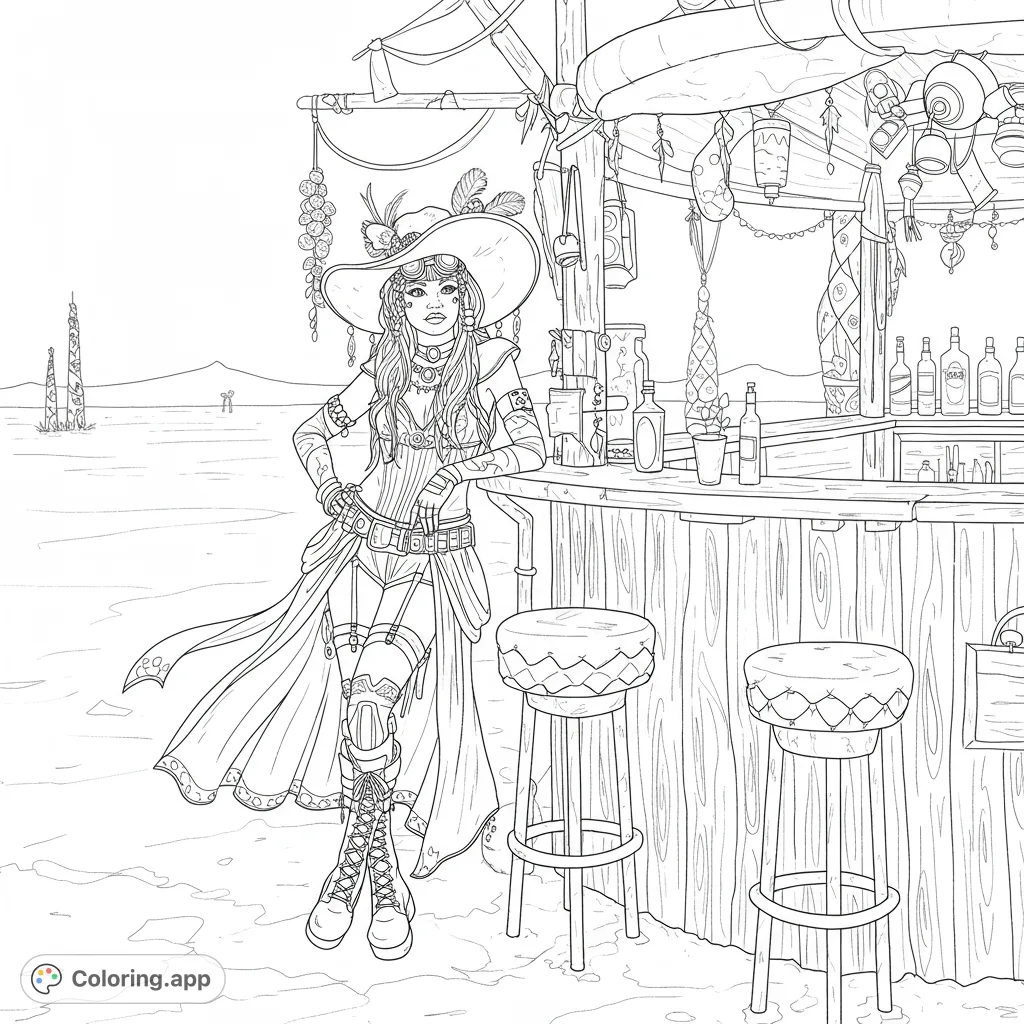 Playa Bar Muse Online Coloring Tool Coloring app playa-bar-muse-online-coloring-tool-coloring-app