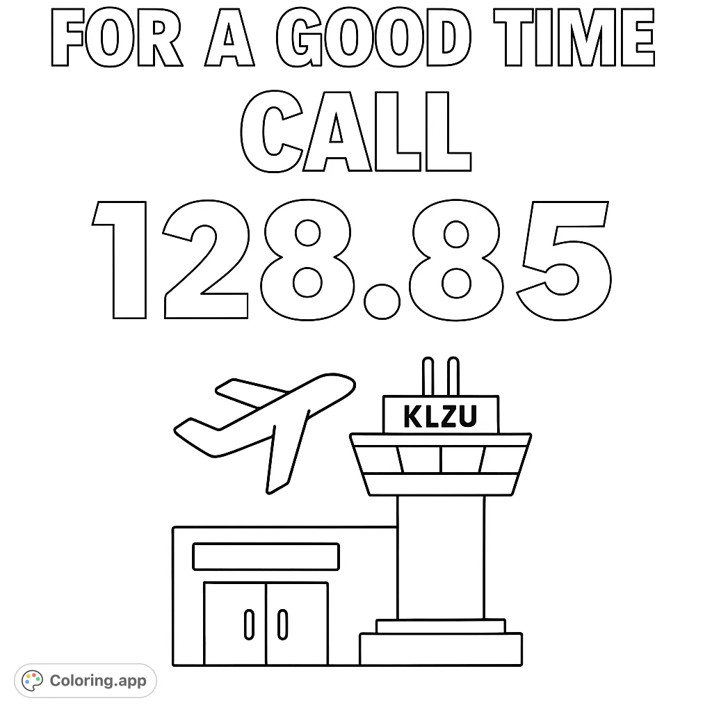 A dynamic airport scene featuring an airplane taking off, an air traffic control tower, and a terminal building, perfect for travel enthusiasts.