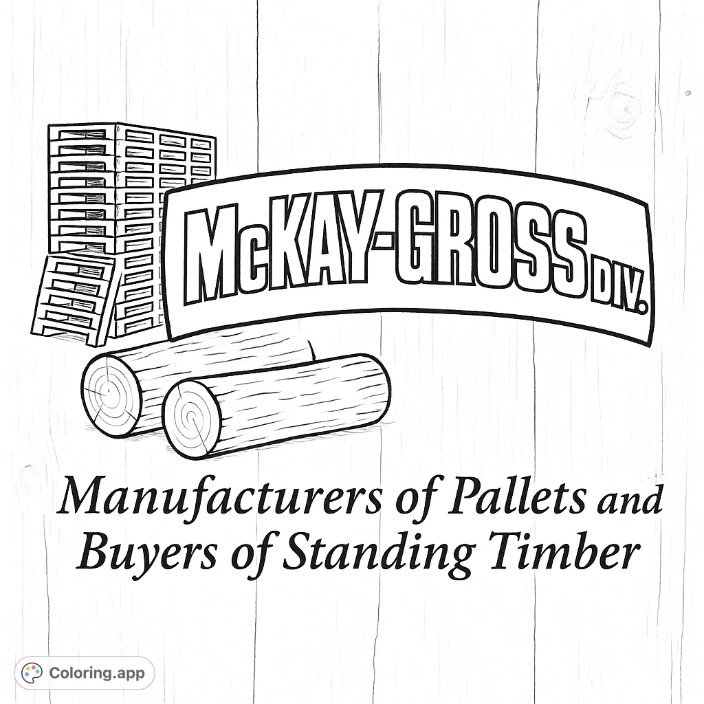 A detailed woodworking scene featuring stacked pallets, natural logs, and a prominent blank banner against a textured wood plank background. Perfect for DIY enthusiasts!
