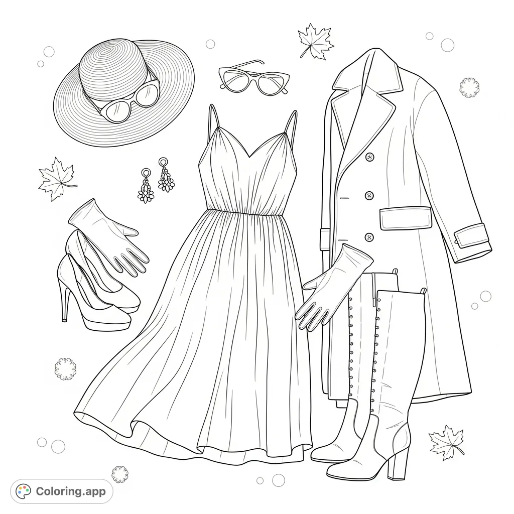 Discover an elegant summer fashion flat lay featuring a flowing midi dress, wide-brimmed hat, stylish accessories, and chic footwear. Perfect for fashion lovers!