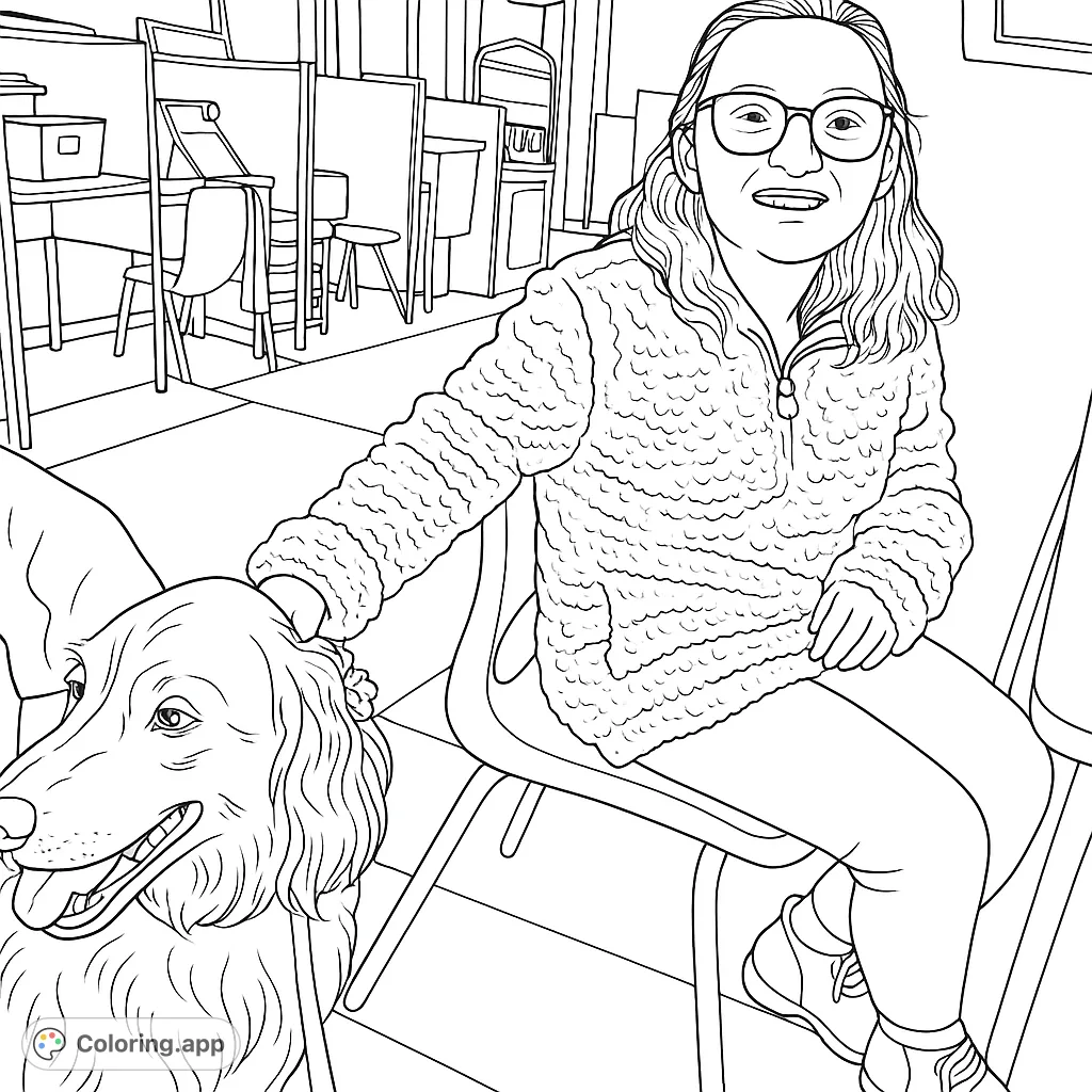 A heartwarming scene of a person gently petting a friendly dog, with another hand also showing affection. Perfect for animal lovers.