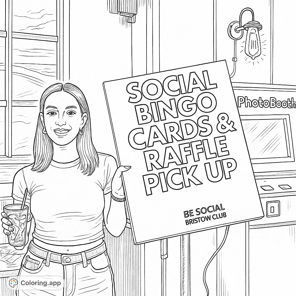 Bingo Coloring Pages - Coloring.app