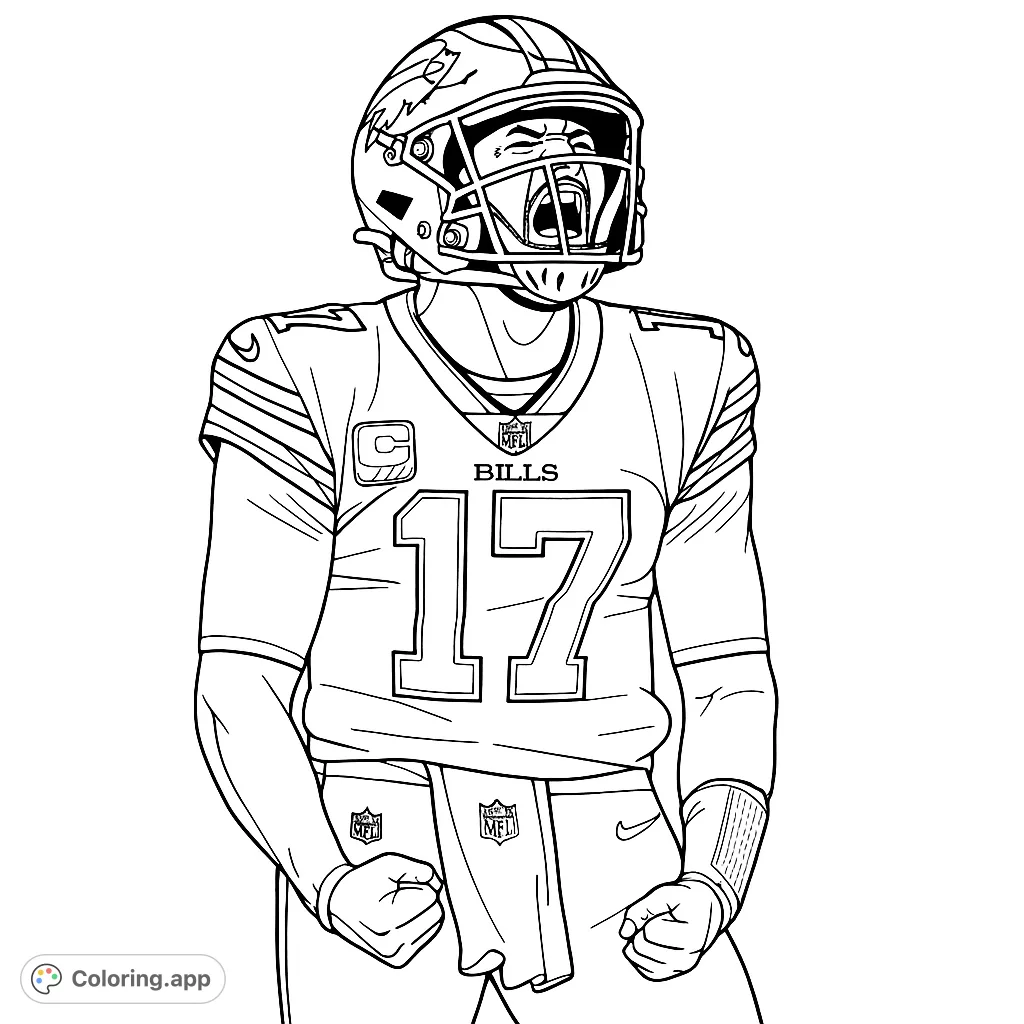 Capture the excitement of a football player celebrating a big play. Dynamic pose, detailed uniform, and stadium atmosphere.