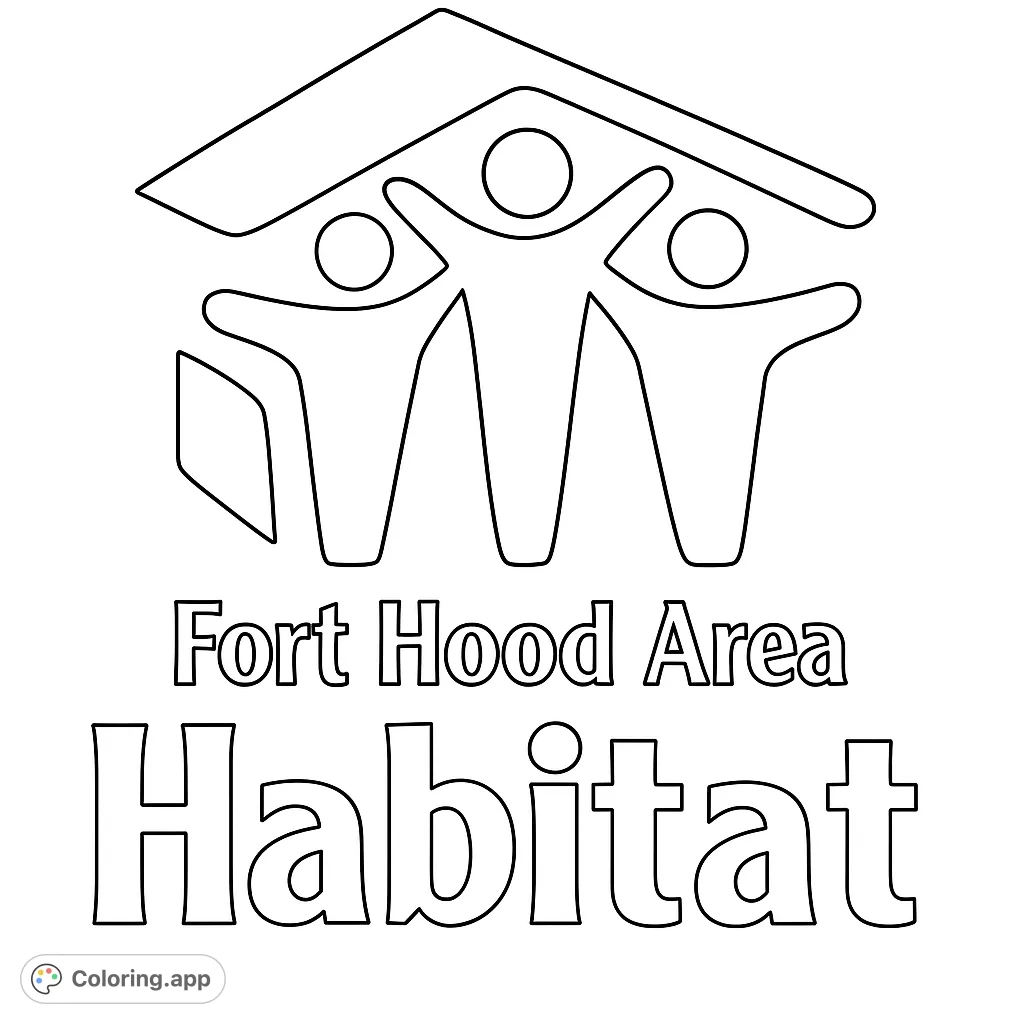 A symbolic graphic featuring three human figures under a protective roof, alongside a leaf shape and text. Perfect for community and growth themes.