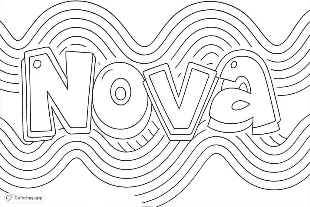 Discover this beautifully crafted printable coloring page with balanced design elements perfect for relaxation and creative expression for both kids and adults.