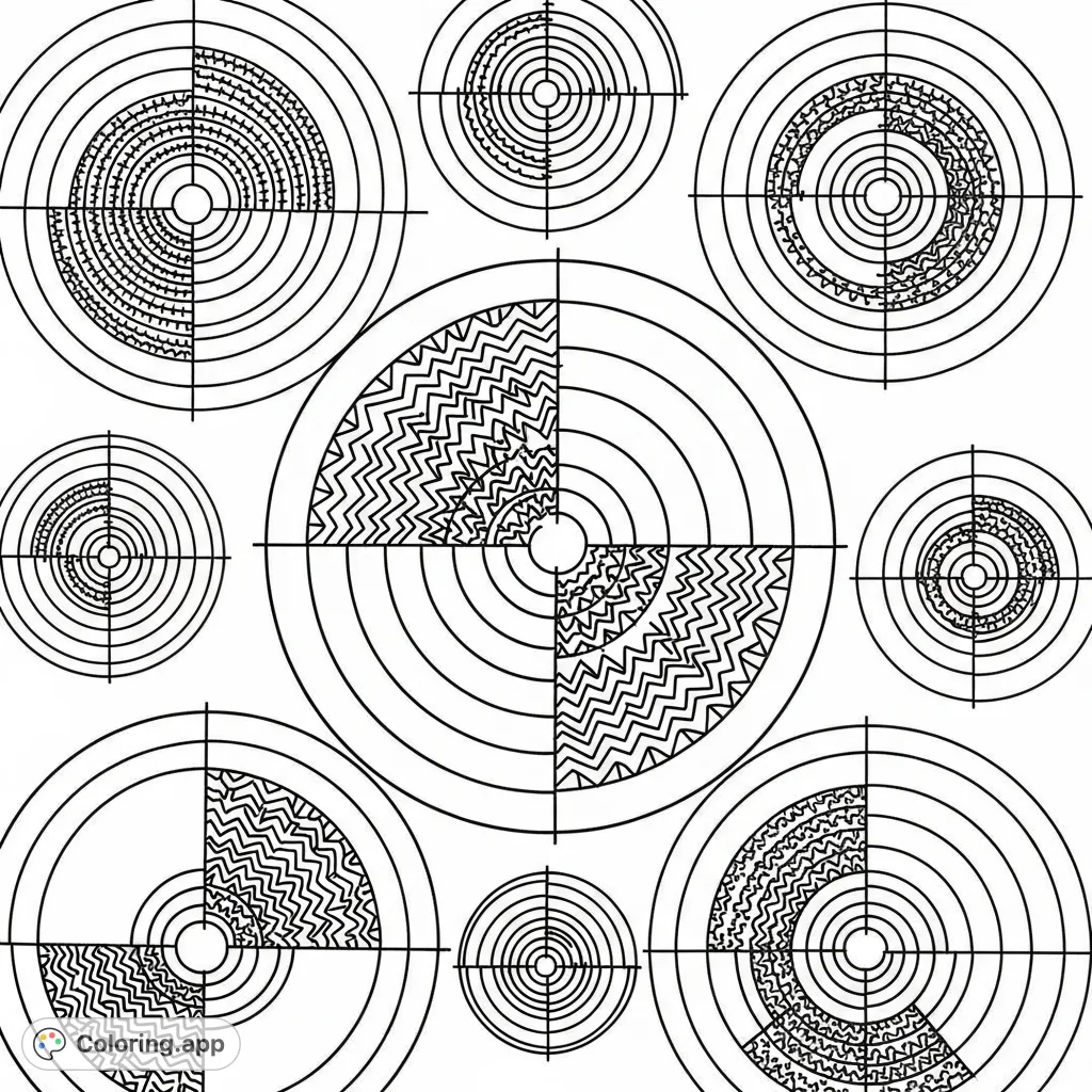 Target Colouring Target Coloring Pages - Coloring.app