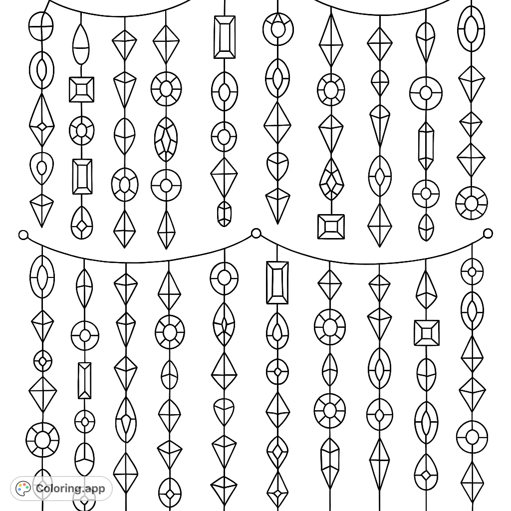 Discover this beautifully crafted printable coloring page with balanced design elements perfect for relaxation and creative expression for both kids and adults.