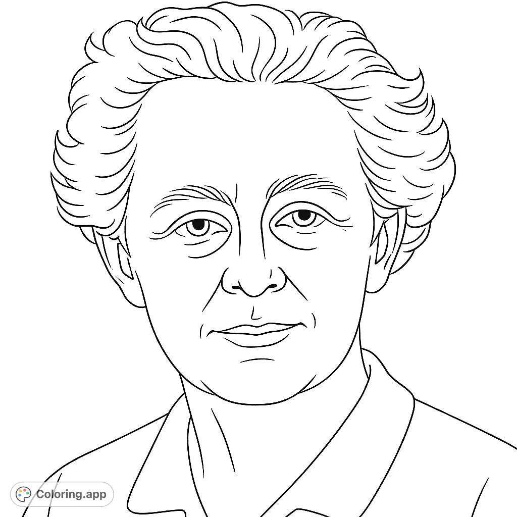 Capture the nuanced expression of an elegant individual with this detailed portrait. Ideal for those who enjoy character studies and practicing realistic shading.