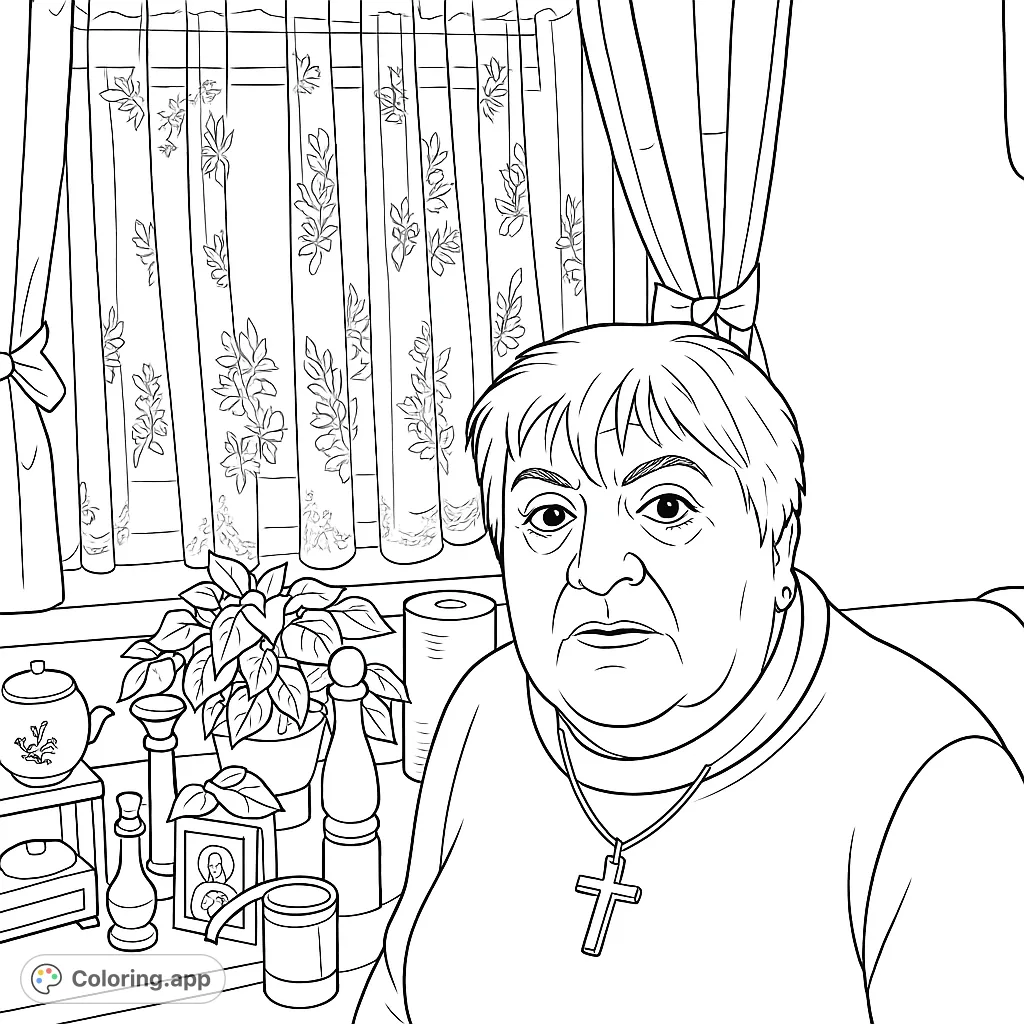 Discover this beautifully crafted printable coloring page with balanced design elements perfect for relaxation and creative expression for both kids and adults.