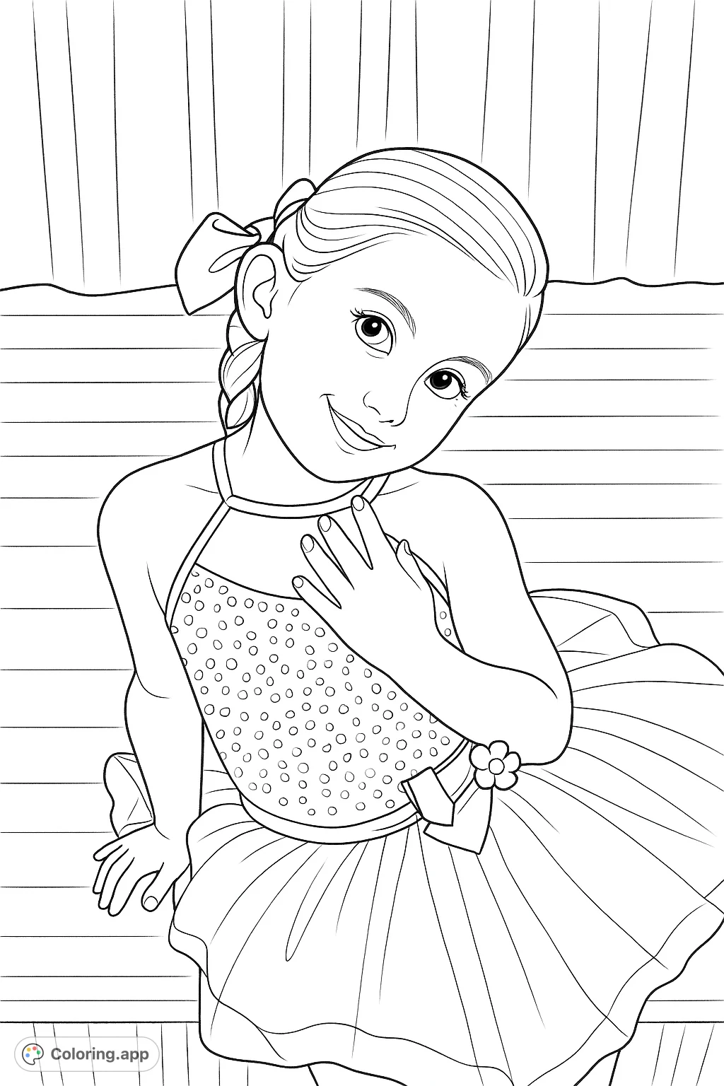 Discover this beautifully crafted printable coloring page with balanced design elements perfect for relaxation and creative expression for both kids and adults.
