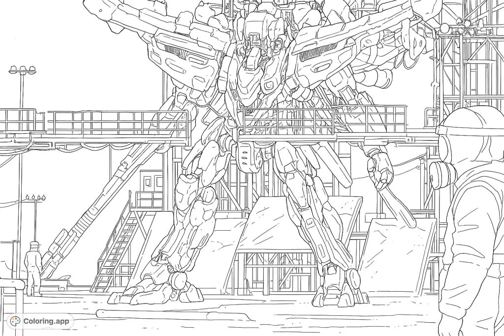 Fish Mech Coloring In Mech Coloring Pages - Coloring.app