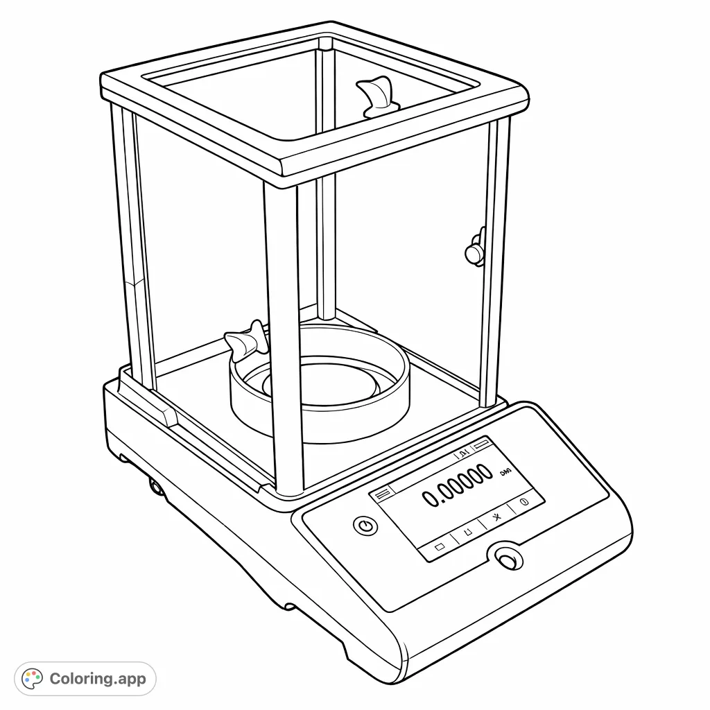 Precision Lab Scale - Coloring.app