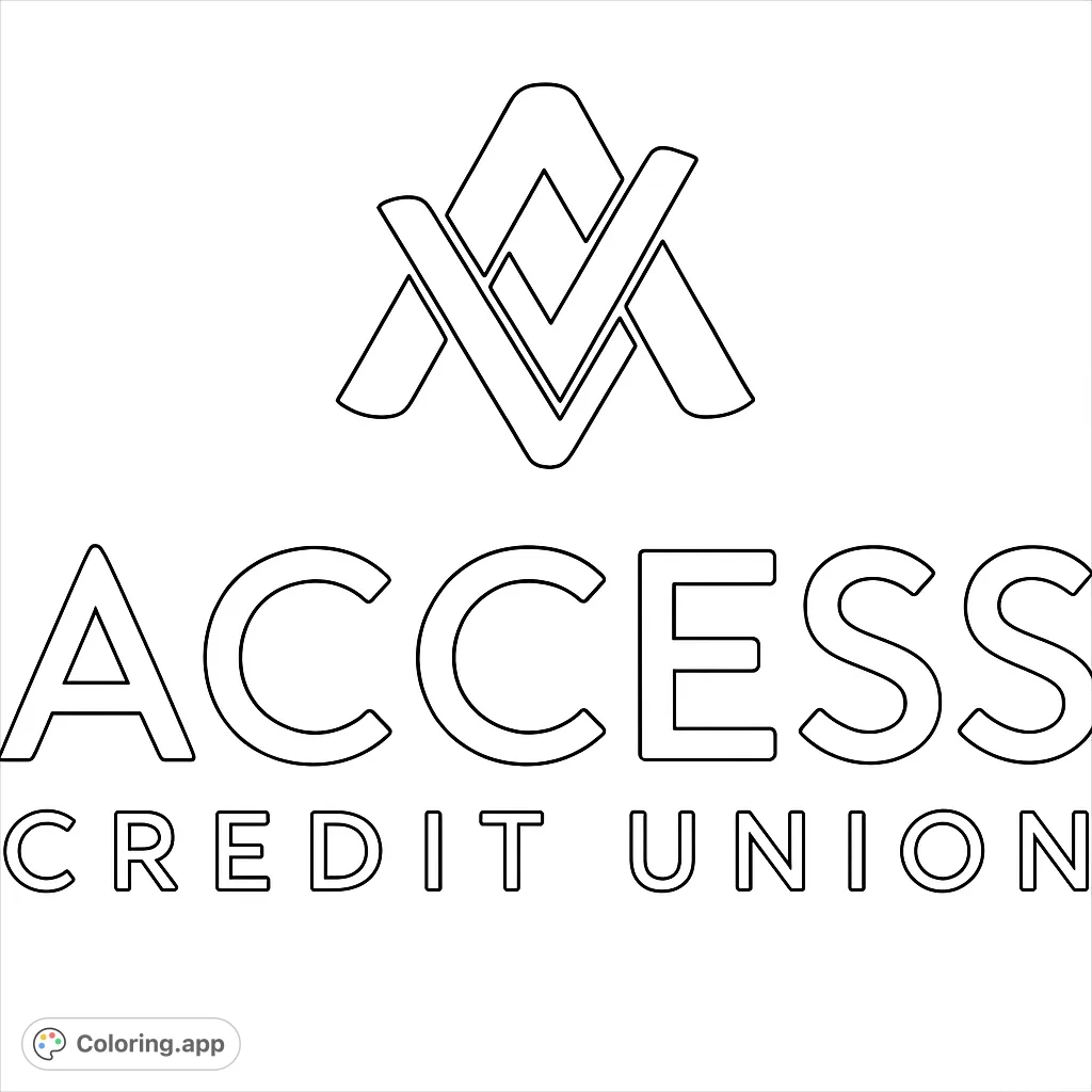 Access Union Access Credit Union Logo - Coloring.app