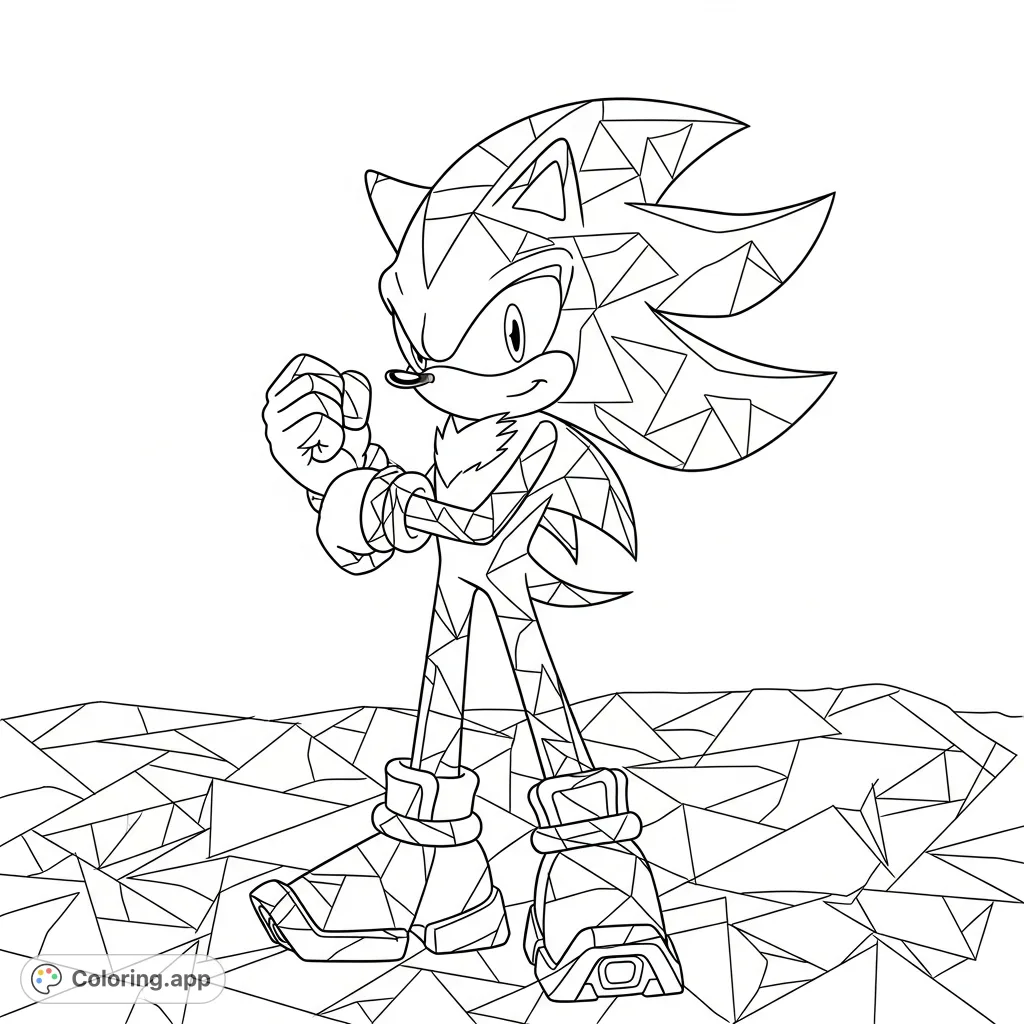Shadow Coloring Pages - Coloring.app