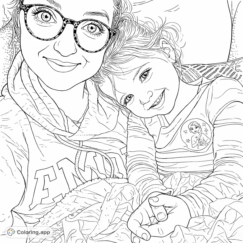 Capture a heartwarming moment between a loving mother and her smiling child. This charming portrait celebrates family bonds and joyful connections.