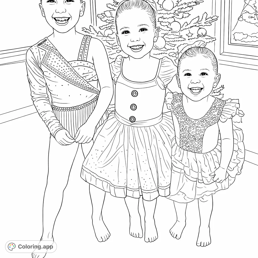 Joyful Performance Trio - Coloring.app