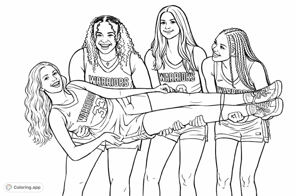 Warrior Team Fun - Coloring.app