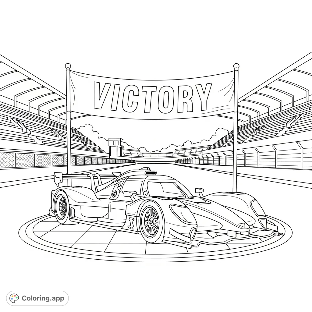 Speedway Amca Colouring In Speedway Race Car Champion - Coloring.app