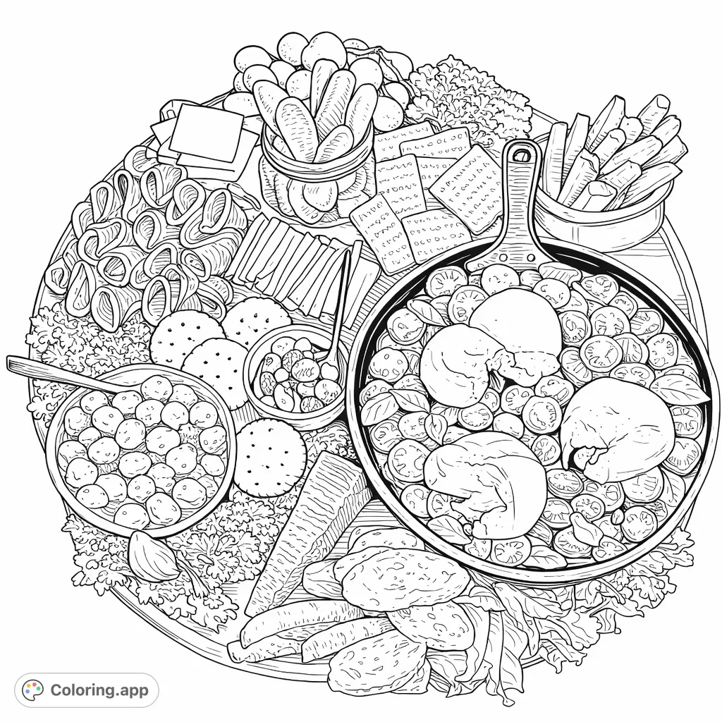 Explore a bountiful charcuterie board featuring an array of cheeses, cured meats, fruits, crackers, and a vibrant caprese salad. Perfect for foodies!