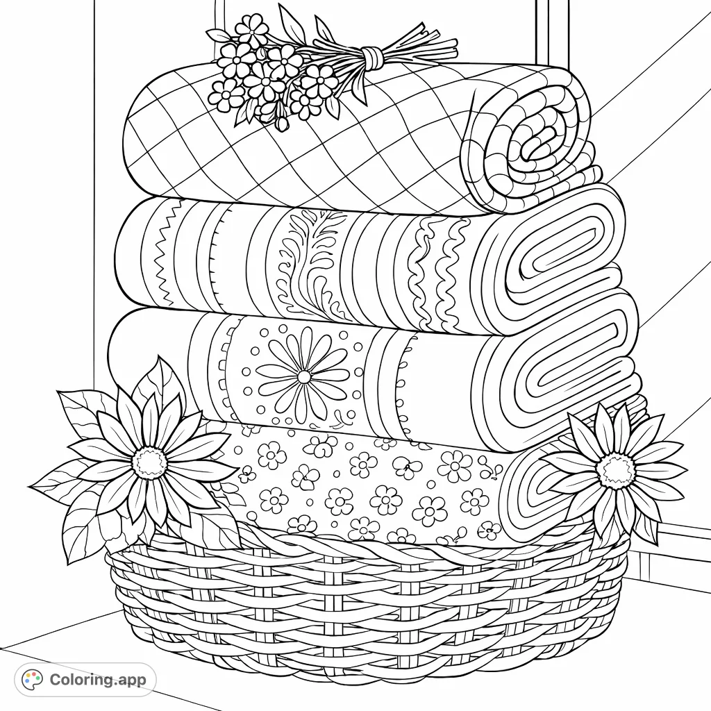 Home Decor Coloring Pages - Coloring.app