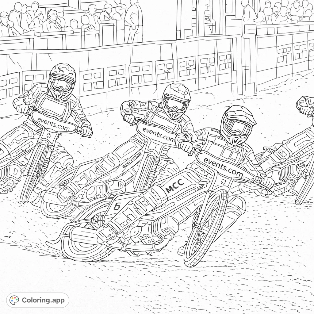 Speedway Amca Colouring In Speedway Coloring Pages - Coloring.app