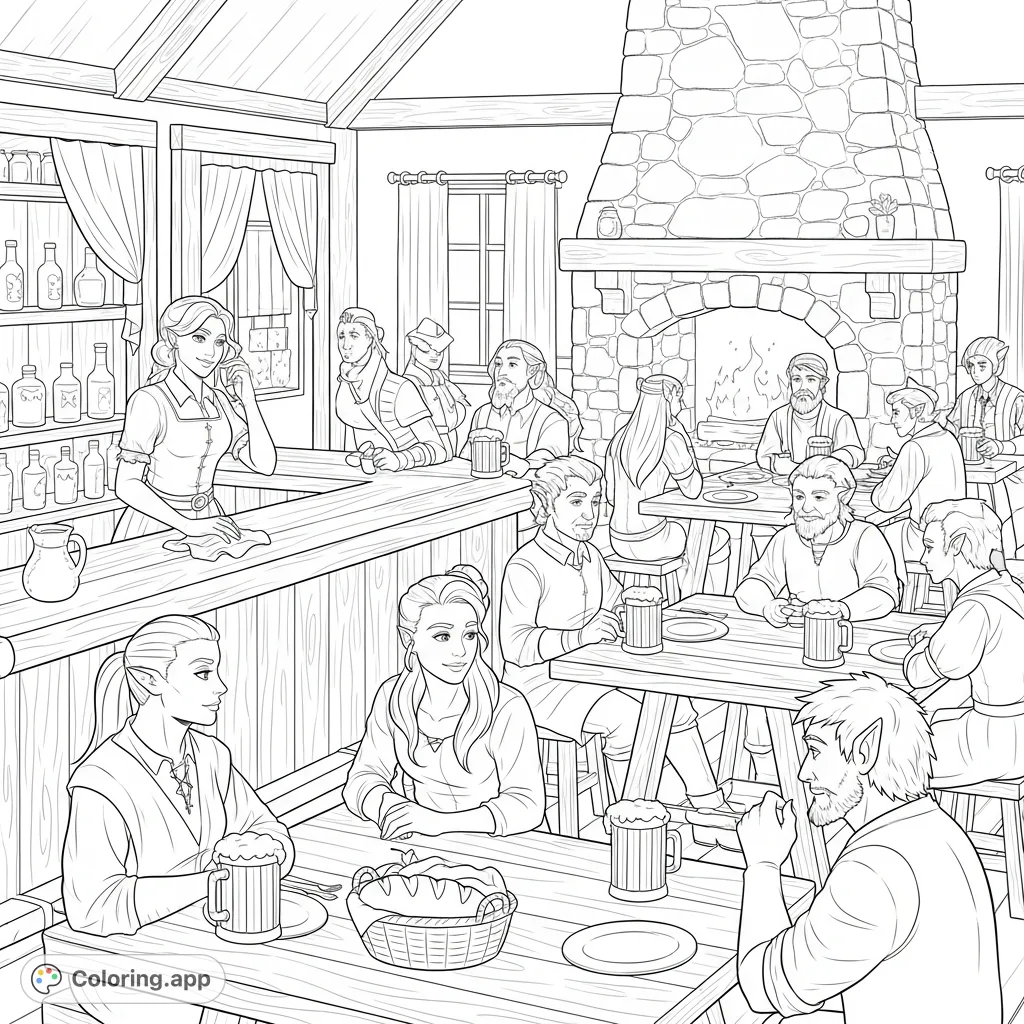 Erin at The Wandering Inn - Coloring.app