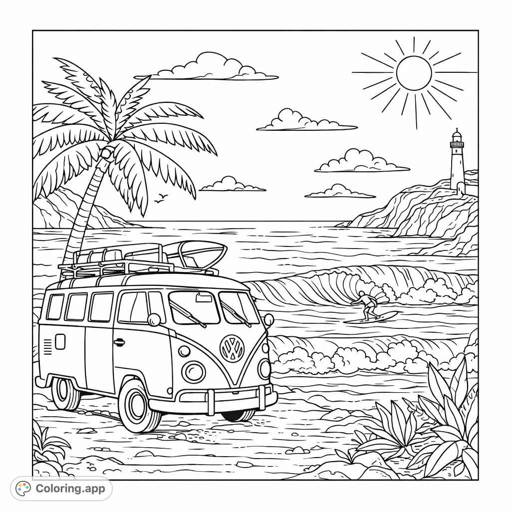 A truly open coloring page, this blank canvas invites pure imagination. Create your own scenes and designs from scratch.