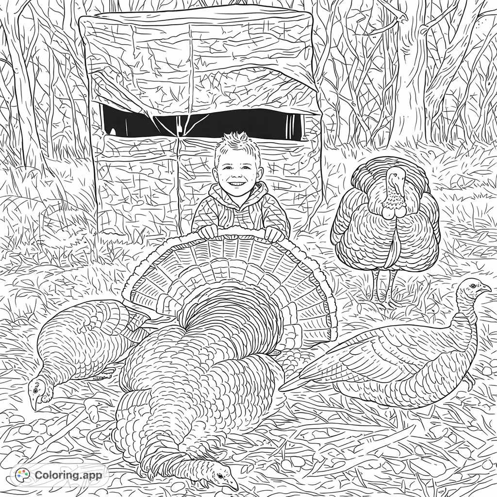 First Born Hunted Colouring Hunting Coloring Pages - Coloring.app
