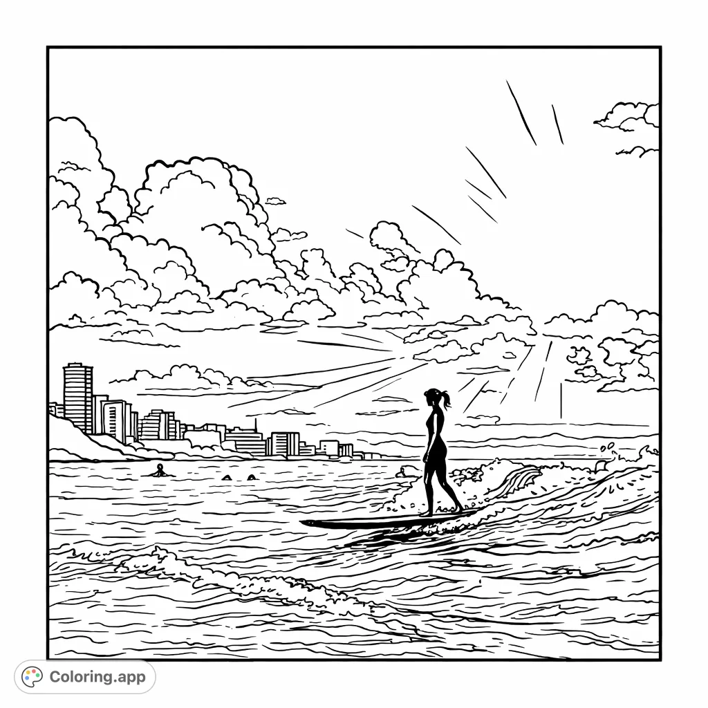 Salmon Orchid's summer Coloring Pages - Coloring.app
